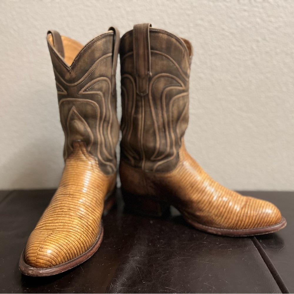 Tecovas Limited Edition Nolan Relic Lizard Cowboy boots